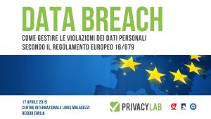 data breach gestione violazioni dati parsonali